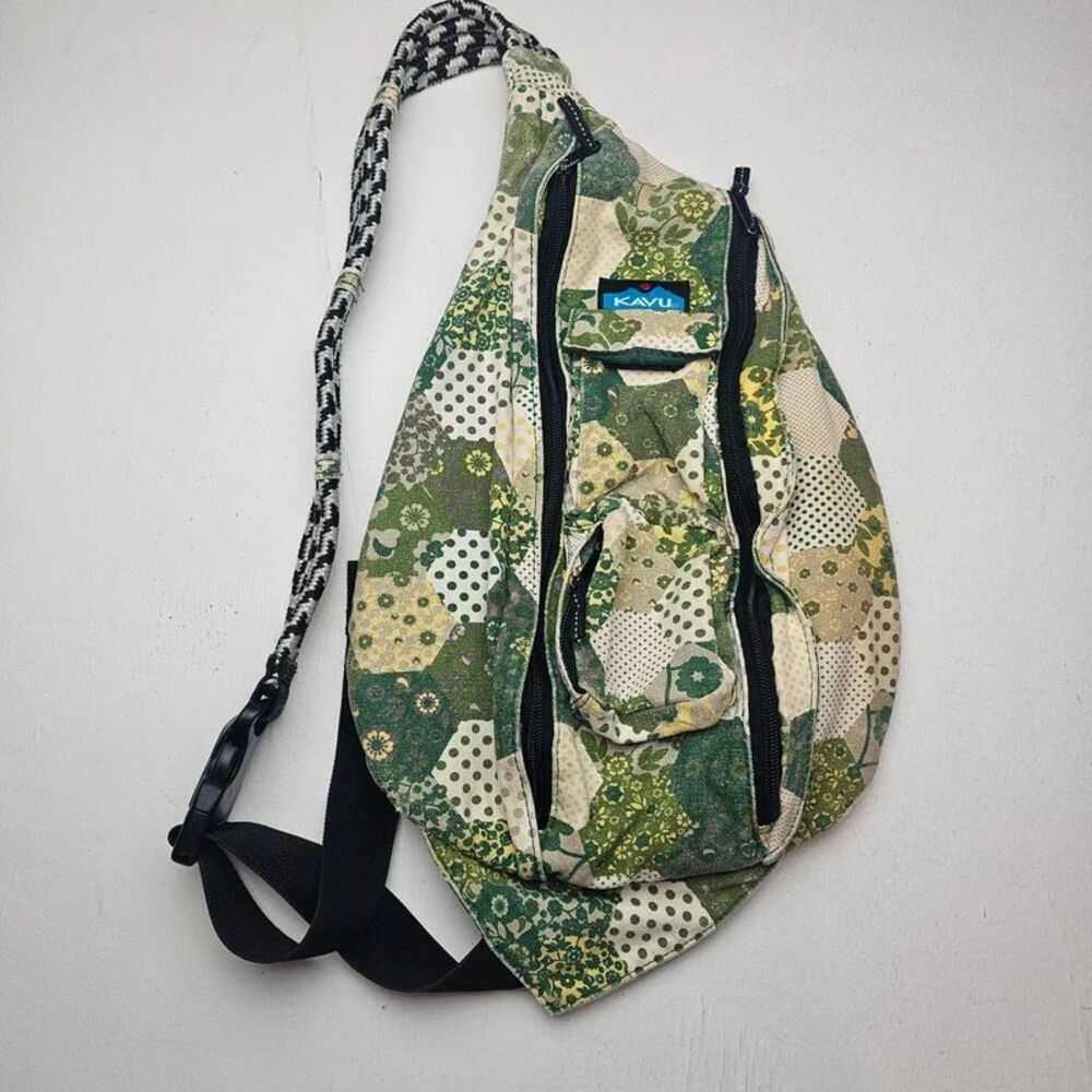 Kavu Carolina Quilt sling rope cross body bag